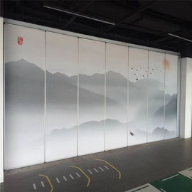 Superficie de impresión operable movible del paisaje de las paredes de las paredes de división de Ebunge para el restaurante exclusivo