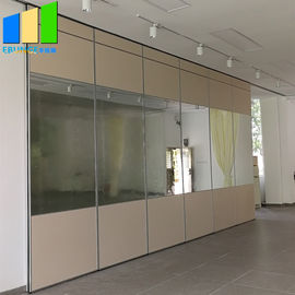 El plegamiento movible de aluminio acústico colgado superior del panel de pared de cristal del espejo de la pared de división duplicó la pantalla del tabique
