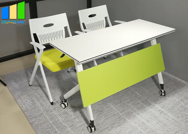 Los muebles de oficinas dividen las mesas de reuniones apilables plegables de la tabla plegable del entrenamiento del escritorio