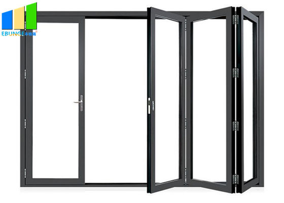 Las puertas plegables insonoras moderaron las puertas plegables de aluminio de cristal