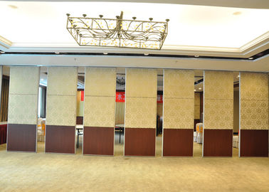 Sistema decorativo de la ejecución que resbala las paredes de división plegables para la sala de conferencias