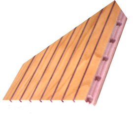Los paneles acústicos de madera acanalados sonido acústico de la insonorización de las hojas del MDF