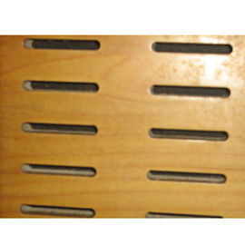 Los paneles acústicos de madera decorativos de la fibra de poliéster del tablero de aislamiento de la decoración del techo