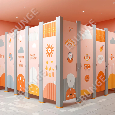 1950MM Pared divisoria de baño resistente a los arañazos y impactos