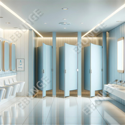 Fácil de limpiar y asequible Partida de baño Apoyo de partición de baño comercial personalizada