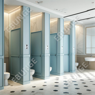 Fácil de limpiar y asequible Partida de baño Apoyo de partición de baño comercial personalizada