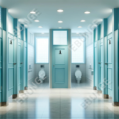 Fácil de limpiar y asequible Partida de baño Apoyo de partición de baño comercial personalizada