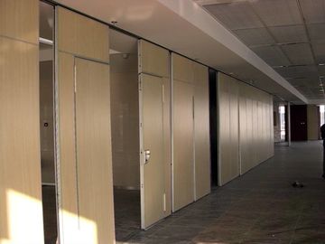 Desplazamiento de la carretilla comercial plegable del aluminio de la puerta interior de la división de la pared de la prueba de los sonidos de la oficina