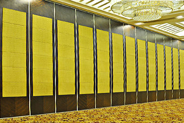 Superficie de la tela que resbala las paredes de división movibles operables para el banquete Pasillo del hotel