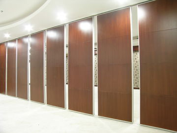 Tabiques acústicos de aluminio de madera comerciales/divisiones plegables del panel de la oficina
