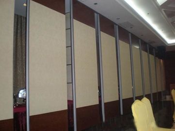 Aluminio - paredes de división plegables de desplazamiento acústicas enmarcadas para la oficina y la sala de reunión