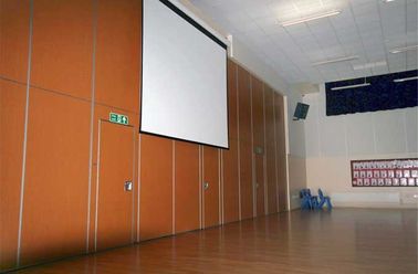 Aluminio - paredes de división plegables de desplazamiento acústicas enmarcadas para la oficina y la sala de reunión
