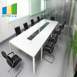 Tabla determinada moderna de la sala de reunión de la lamina de la melamina del tablero del MFC de los muebles de oficinas
