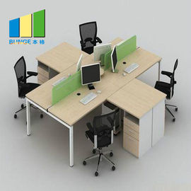Divisiones modificadas para requisitos particulares de los muebles de oficinas del color/cubículos modulares de la oficina