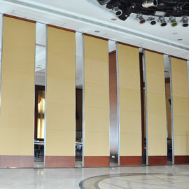 Pared de división movible de los paneles de madera de aluminio del perfil para el hotel 3 años de garantía
