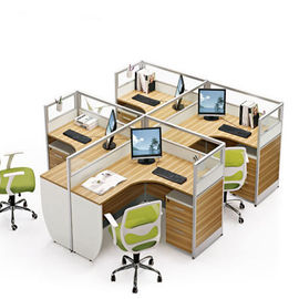 Eco - sistemas modulares del puesto de trabajo de la oficina del cubículo de aluminio amistoso/de oficinas de los muebles