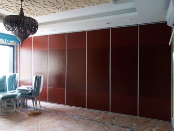 Tabique insonoro del plegamiento del multicolor de división de la oficina movible acústica superficial de las paredes