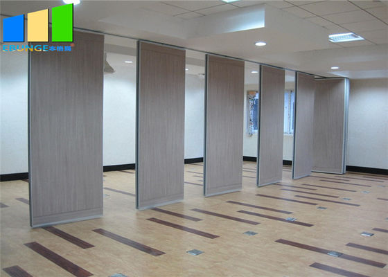 Panel de pared de separación móvil de aluminio personalizado para altura 15 M Max 600-1200 mm