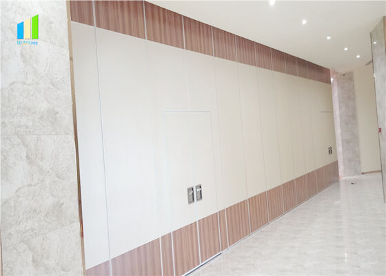 Oficina de aluminio movible del panel desprendible acústico del aislamiento sano que resbala la pared de división para la sala de reunión