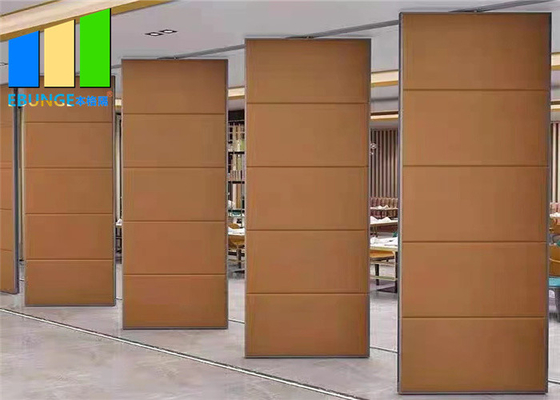 Alturas máximas de 15m de aluminio de arriba colgado muro de separación móvil operable muros de separación con 100mm