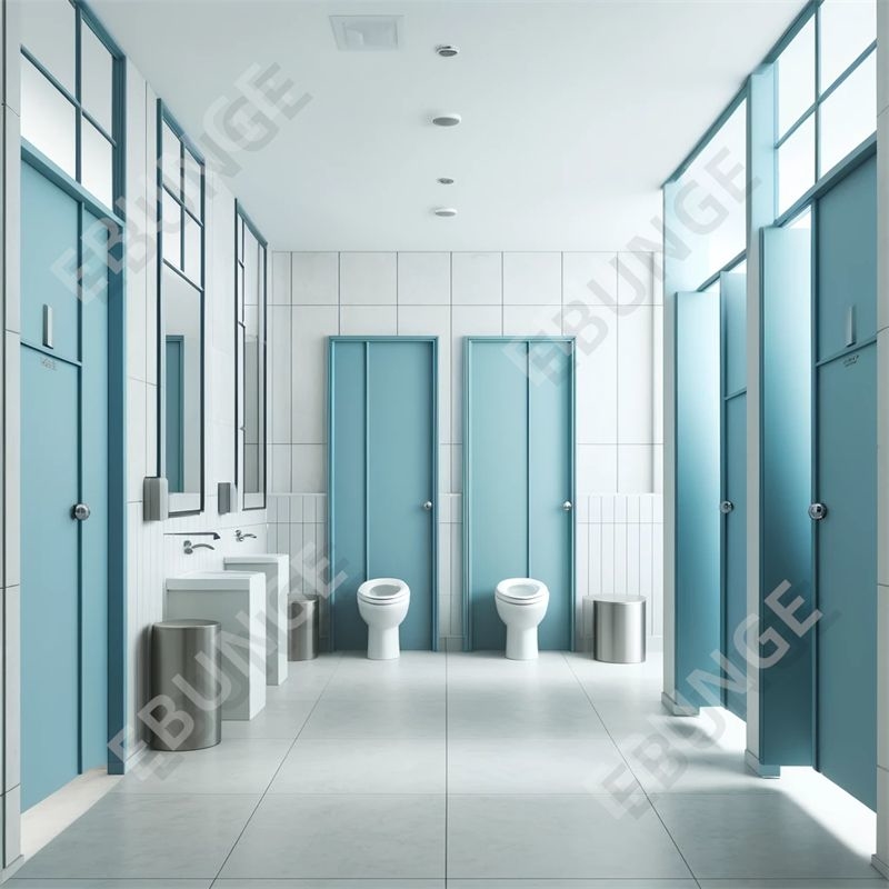 Fácil de limpiar y asequible Partida de baño Apoyo de partición de baño comercial personalizada