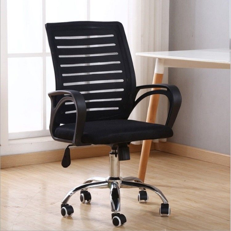 Color modificado para requisitos particulares silla ergonómica no- de la oficina de los muebles de la rueda del eslabón giratorio del resbalón